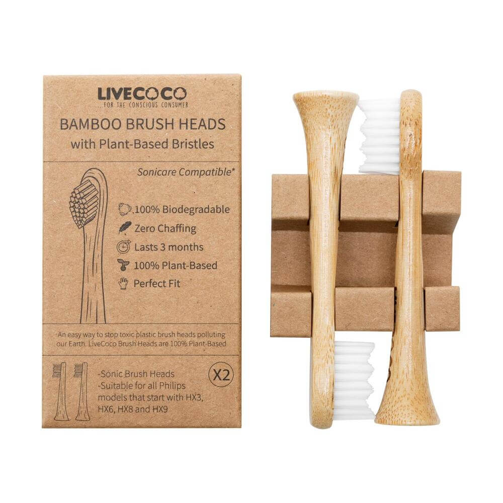 LiveCoco™ Philips Sonicare compatible Electric Brush Heads (Medium) - REGN