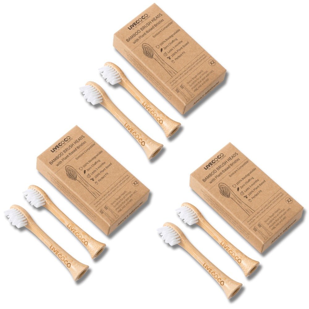 LiveCoco™ Philips Sonicare compatible Electric Brush Heads (Medium) - REGN