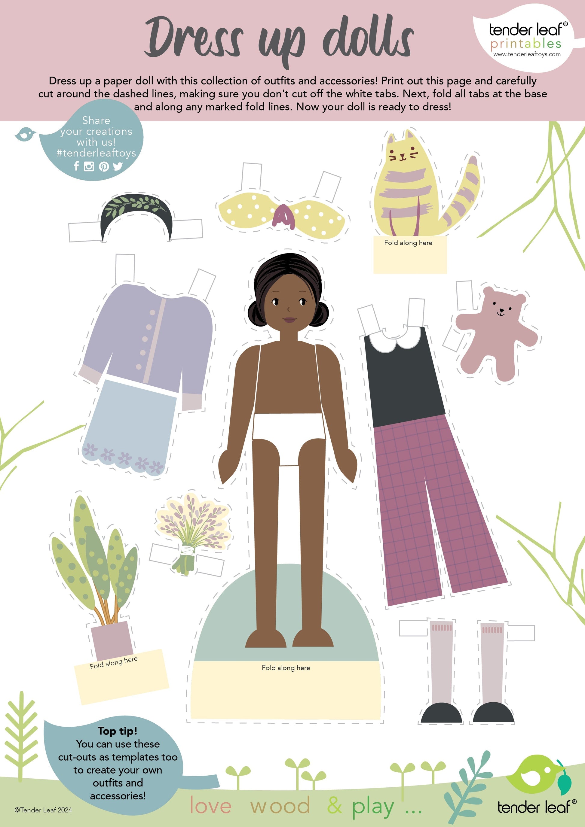 Lola Wooden Doll - REGN