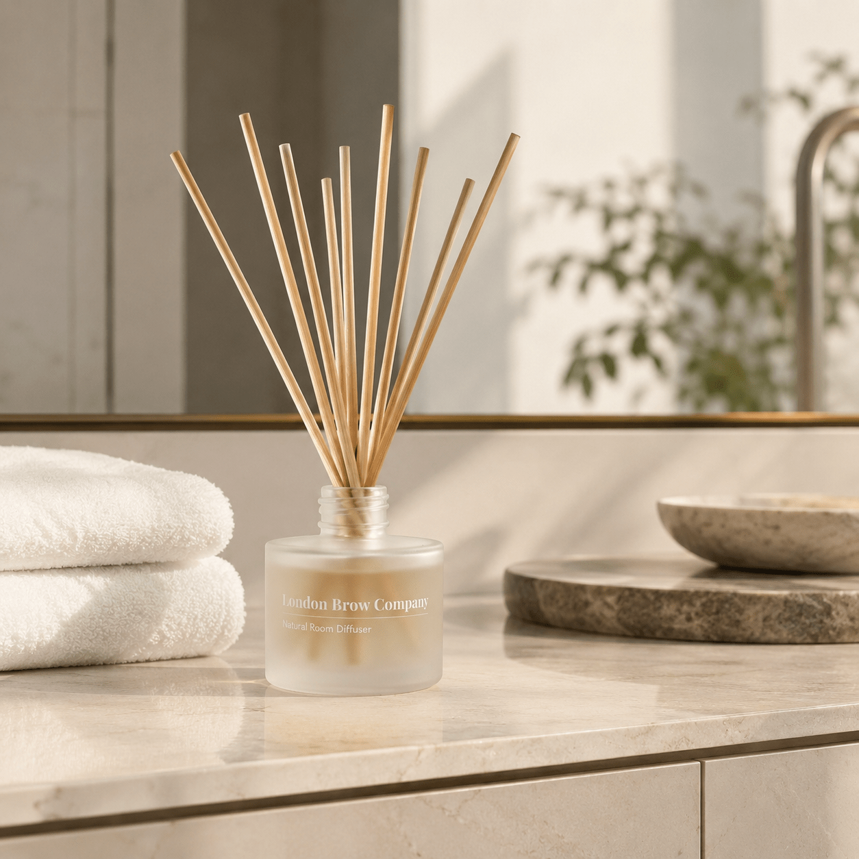 London Brow Co. Signature Luxury Reed Diffuser – 100ml - REGN