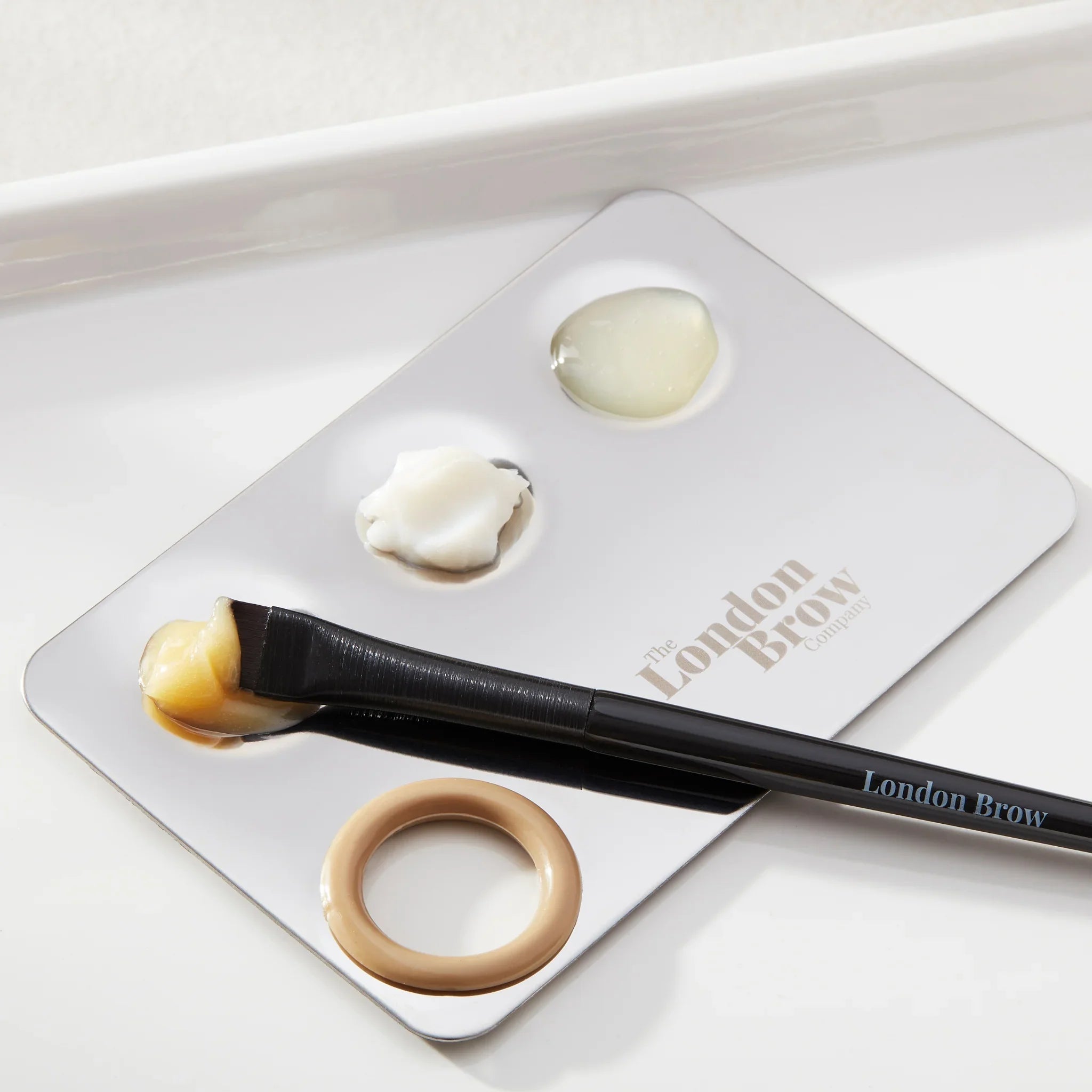 London Brow MUA Mixing Palette – Stainless Steel Tint & Lamination Palette - REGN