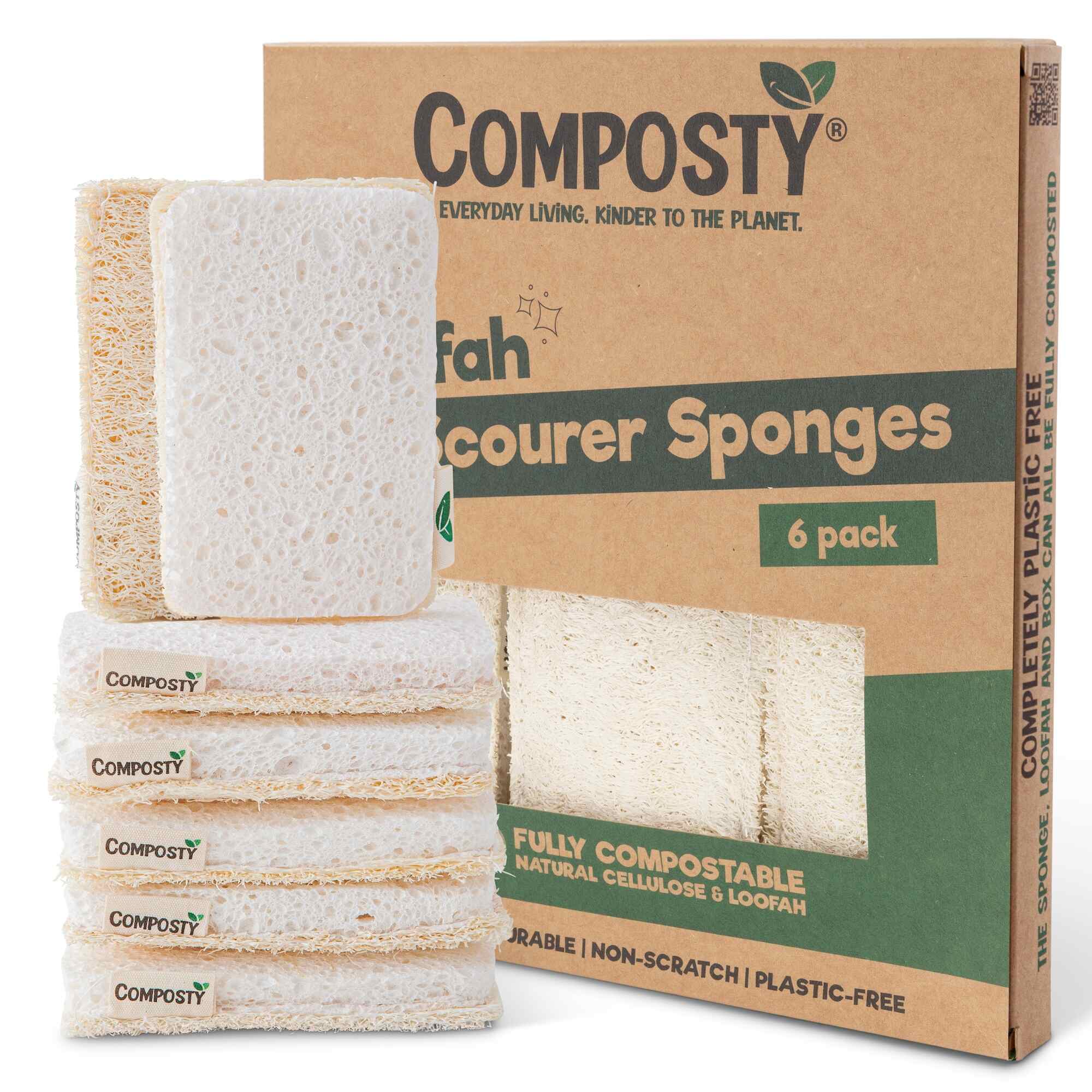 Loofah Scourer Eco Sponges - REGN