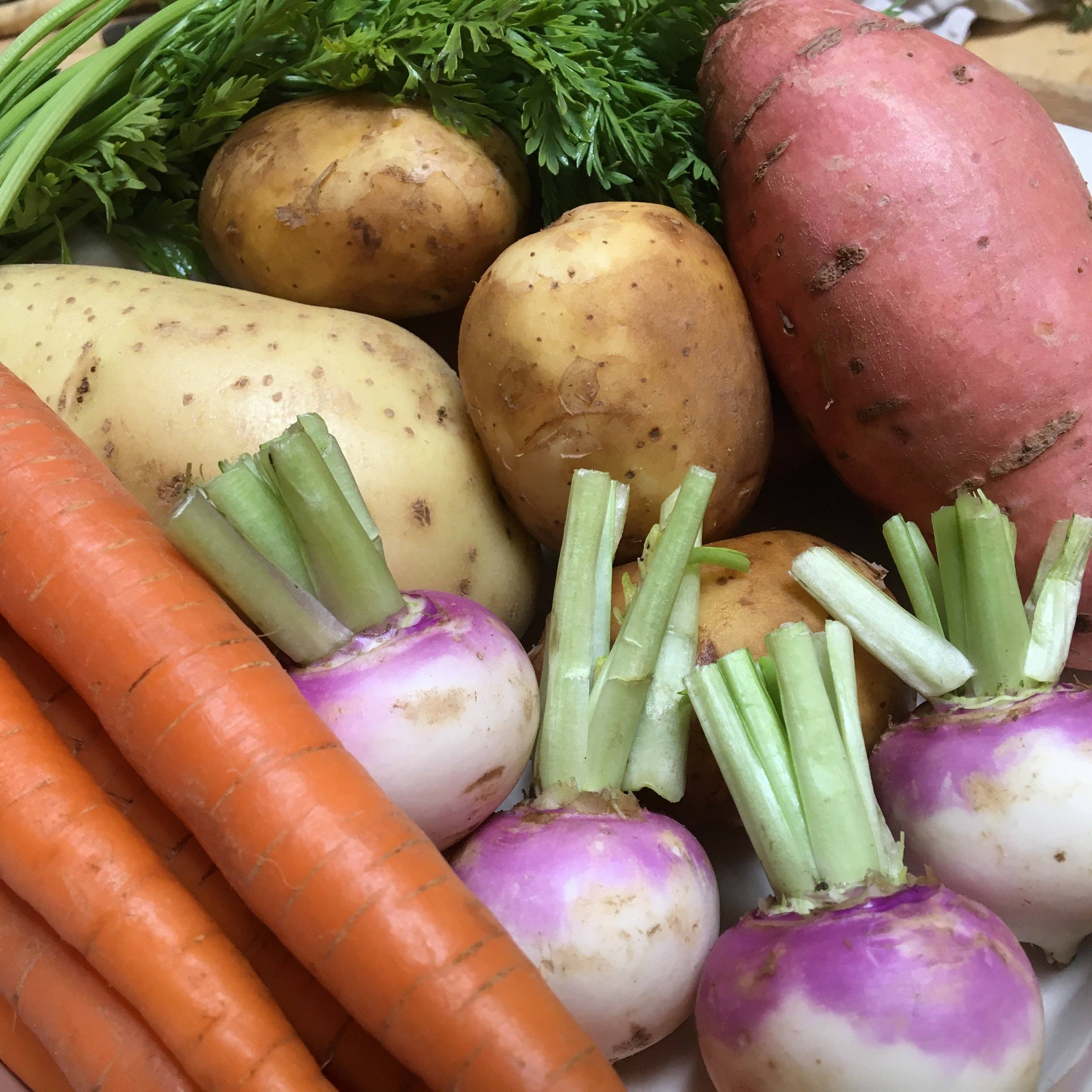 LoofCo Root Vegetable Scrubber – Natural Loofah Veggie Cleaner with Cotton Loop - REGN