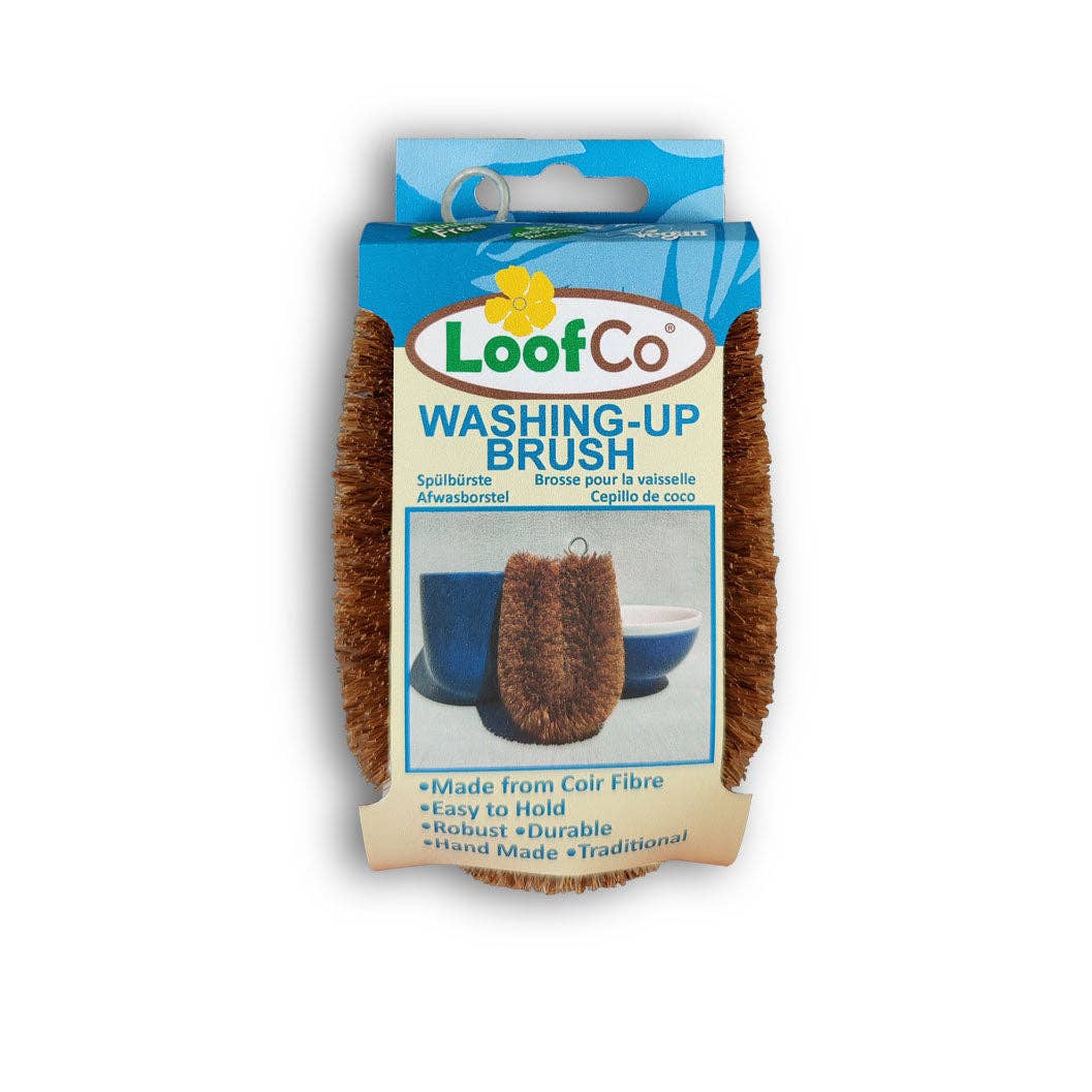 LoofCo Washing - Up Brush – Natural Coconut Fibre Dish Brush - REGN