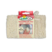 LoofCo Washing - Up Pads 2 - Pack – Natural Loofah Dish Sponges - REGN