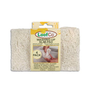 LoofCo Washing - Up Slim Pads 4 - Pack – Eco - Friendly Loofah Dish Sponges - REGN