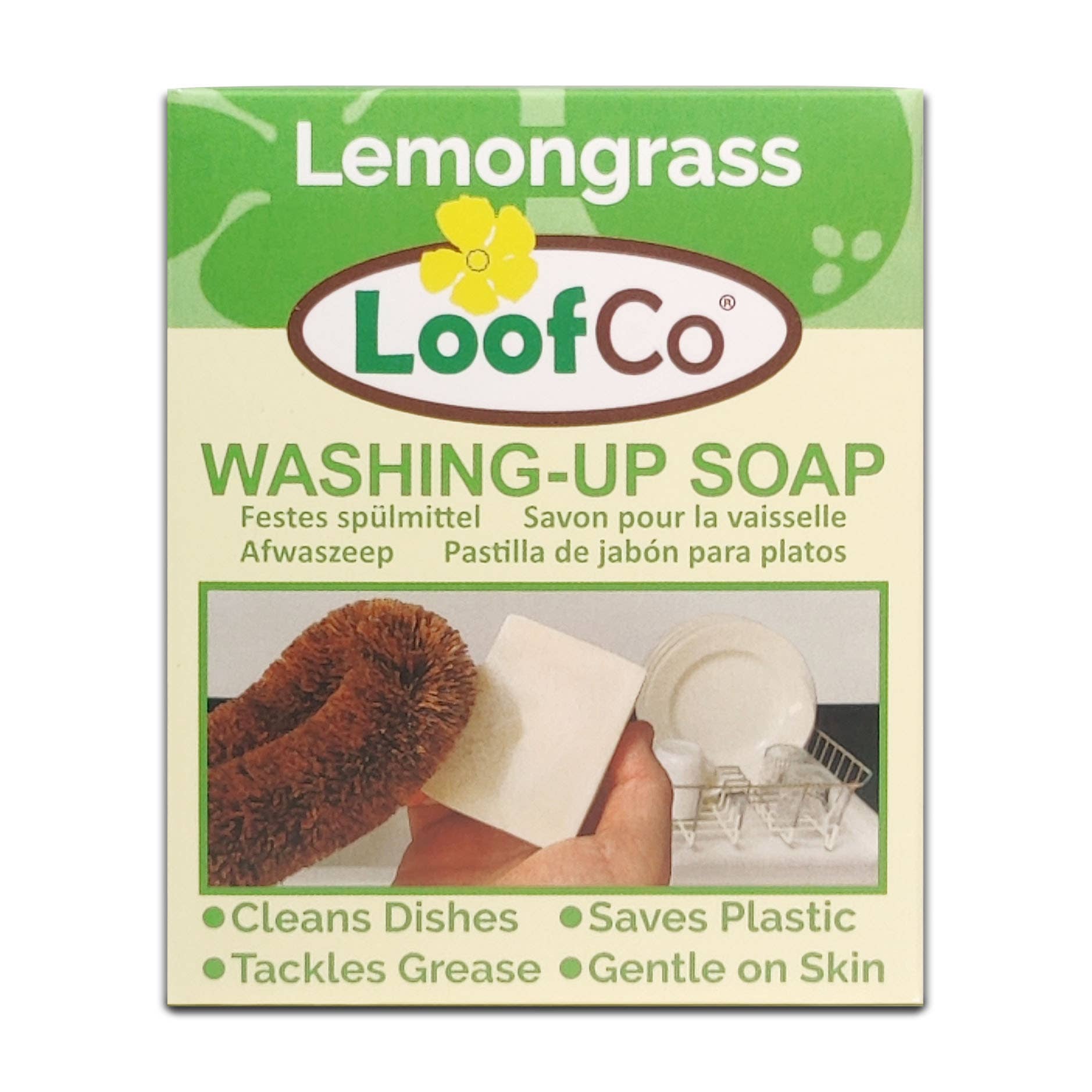 LoofCo Washing - Up Soap Bar 100g – Palm Oil Free Lemongrass - REGN