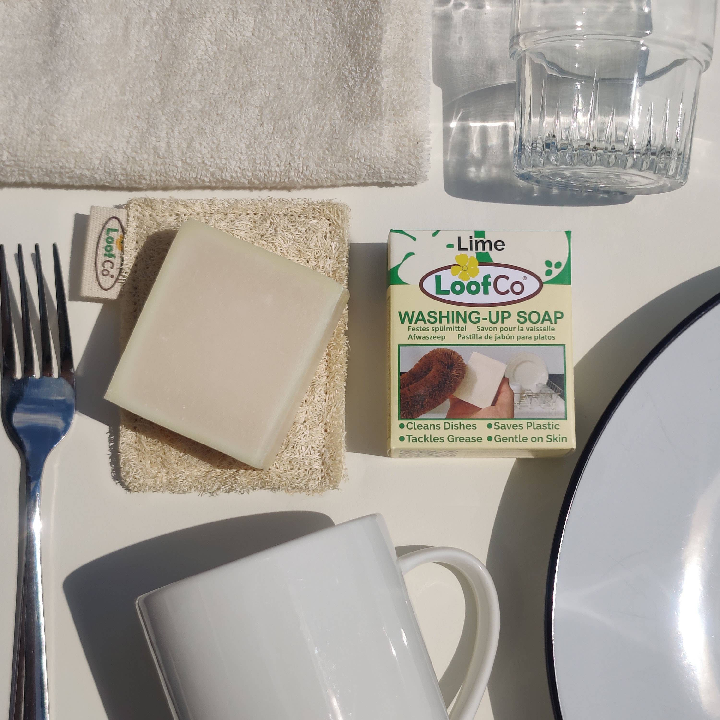 LoofCo Washing - Up Soap Bar 100g – Palm Oil Free Lime - REGN