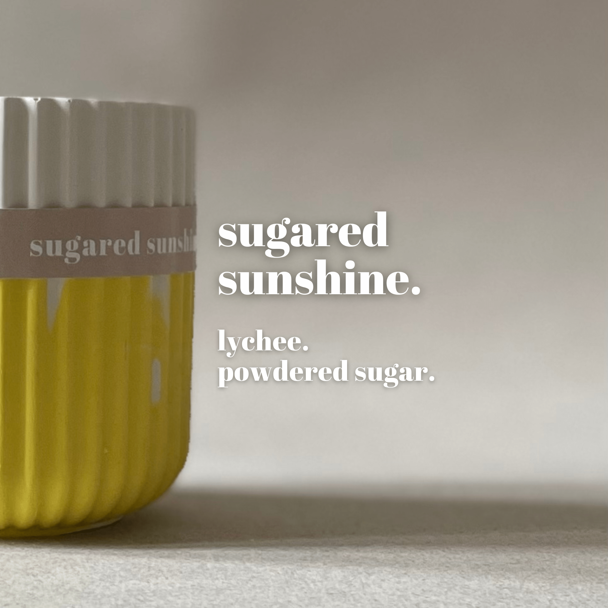 Lychee Stoneware Soy Candle – Fresh Fruity Tropical Candle - REGN