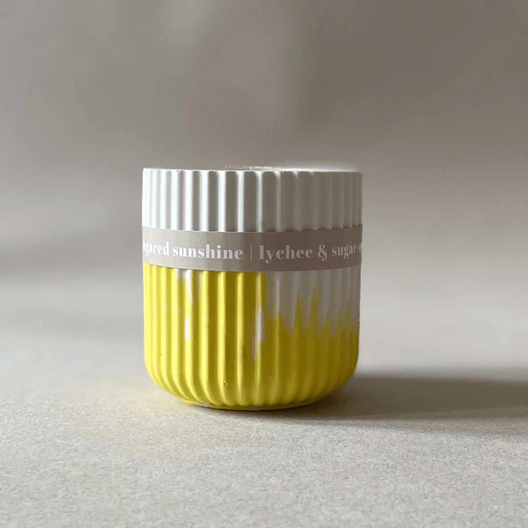 Lychee Stoneware Soy Candle – Fresh Fruity Tropical Candle - REGN