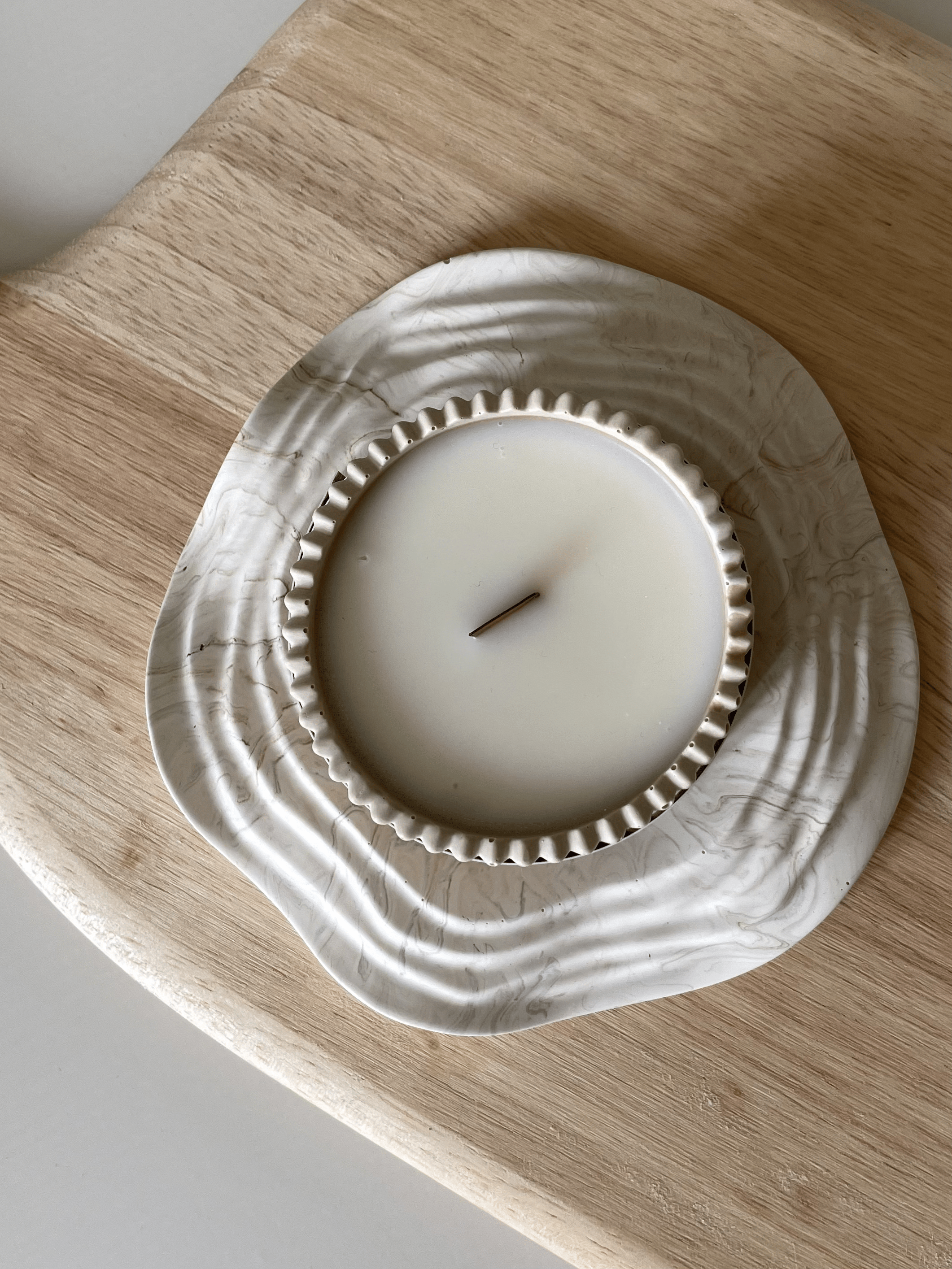 Lychee Stoneware Soy Candle – Summer - Inspired Tropical Fragrance - REGN