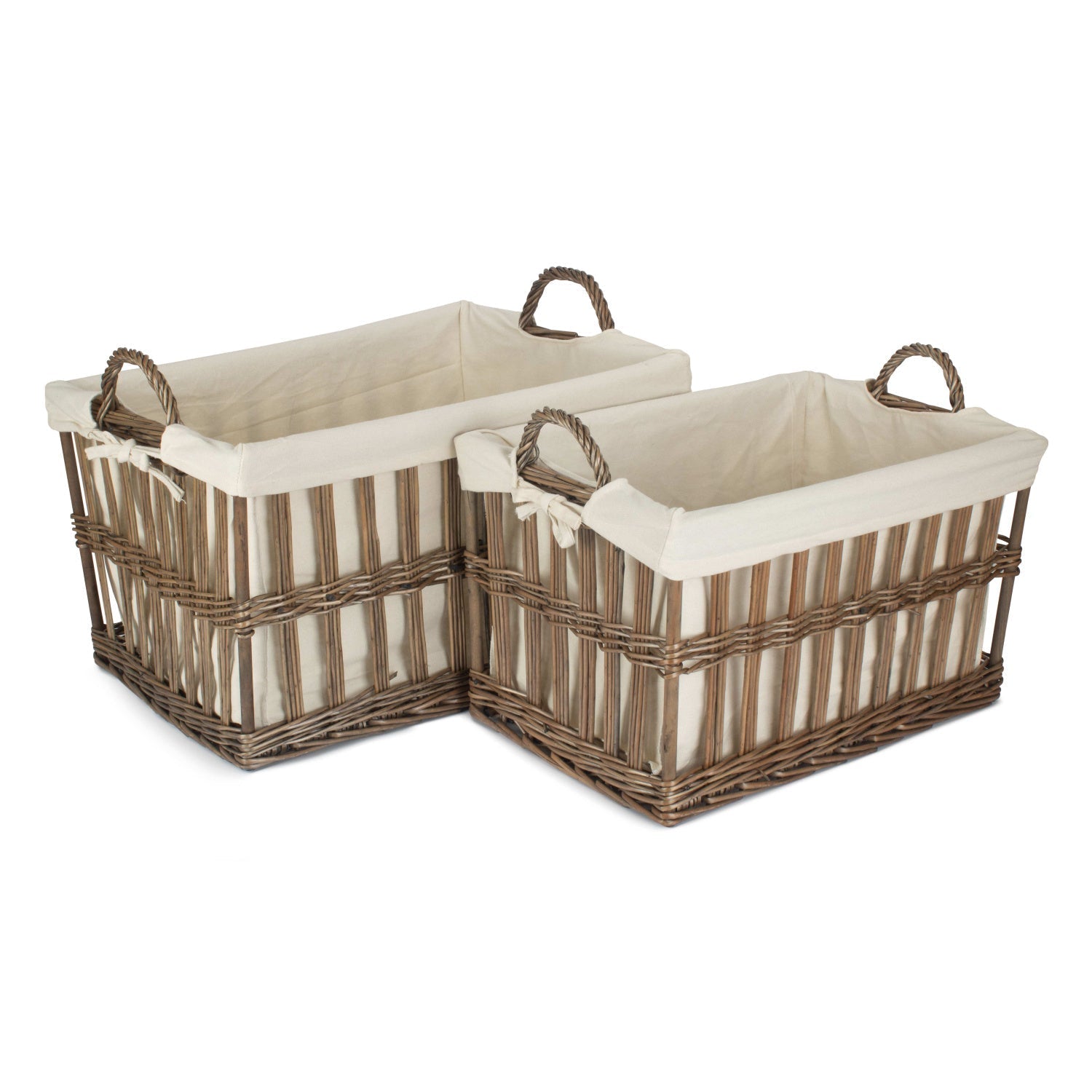 Malmö Openwork Laundry Storage Basket Set 2 - REGN