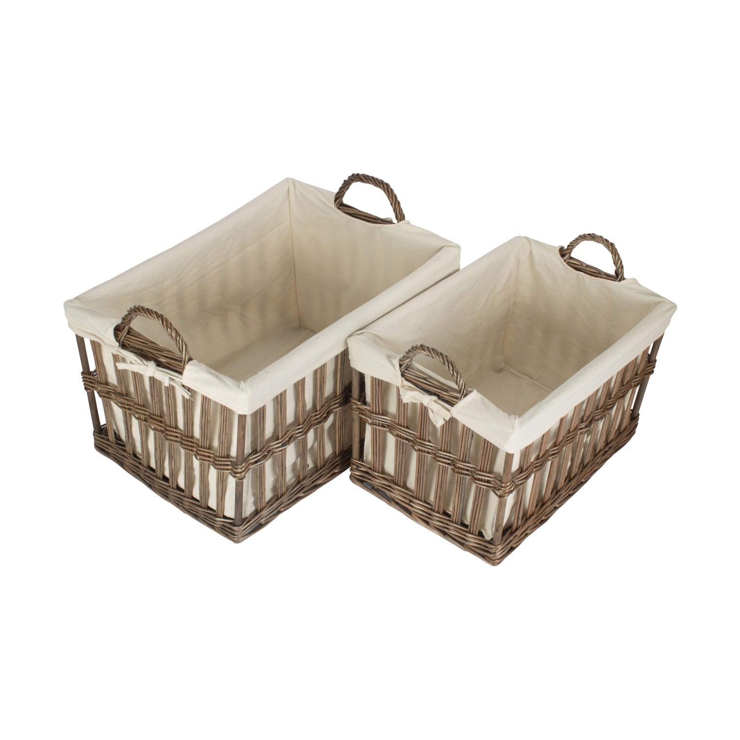 Malmö Openwork Laundry Storage Basket Set 2 - REGN