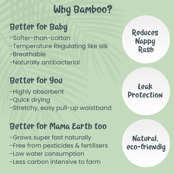 Mama Bamboo Sustainable Pull-Up Nappy Pants - REGN