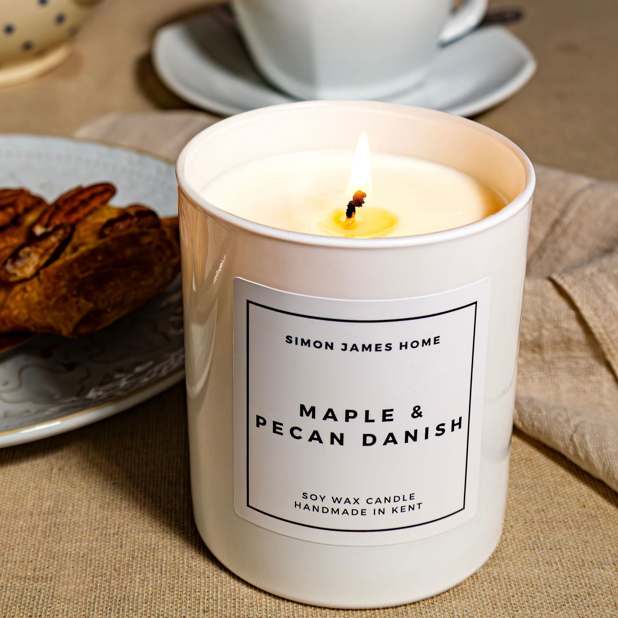 Maple & Pecan Danish Candle - Luxury Soy Wax - REGN