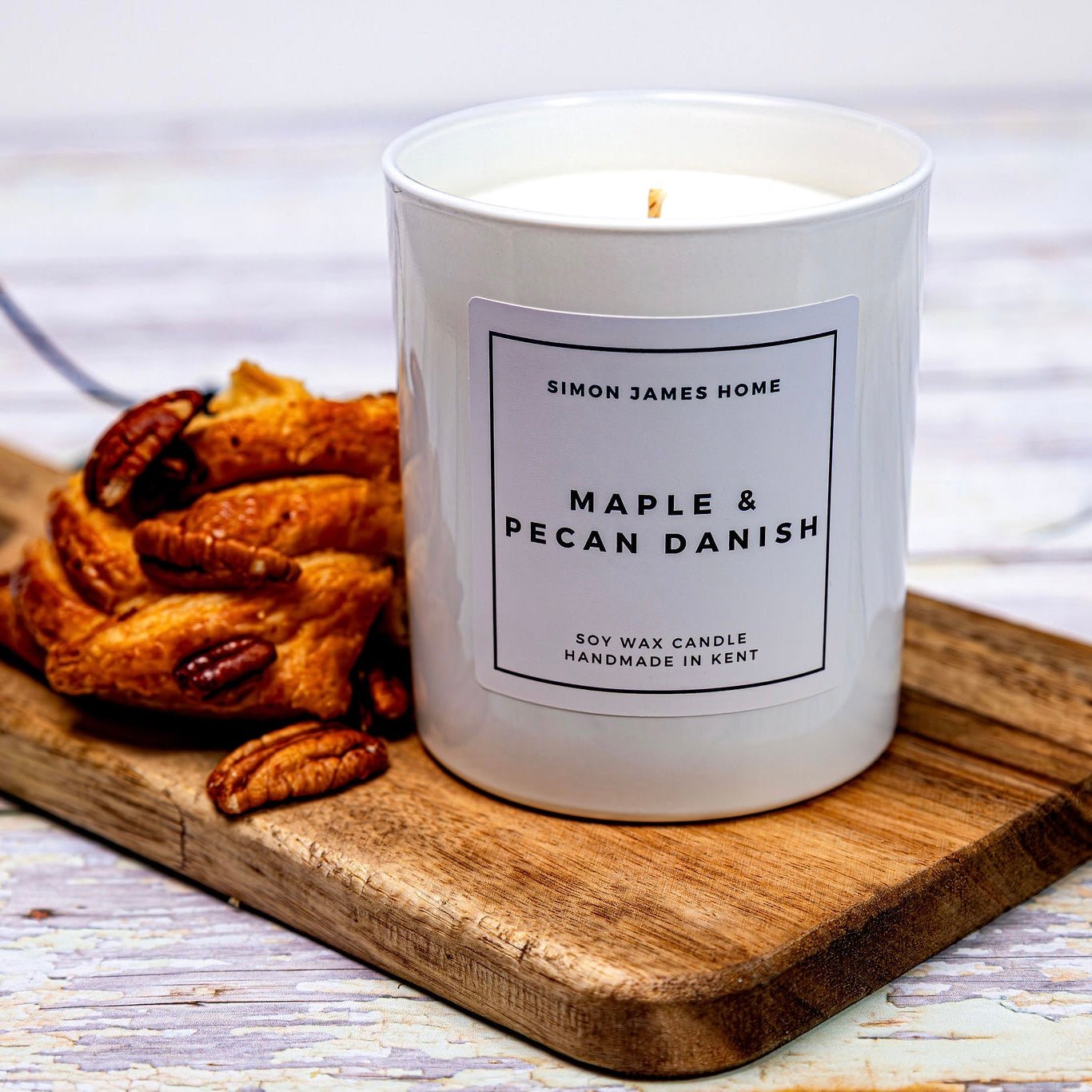 Maple & Pecan Danish Candle - Luxury Soy Wax - REGN