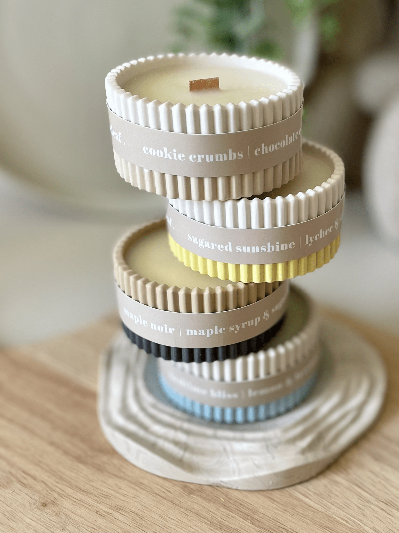 Maple Syrup Stoneware Soy Candle – Rustic Scandi Home Fragrance - REGN