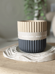 Maple Syrup Stoneware Soy Candle – Warm Scandi - Inspired Scent - REGN