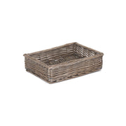 Medium Antique Wash Straight-Sided Tray Basket - REGN