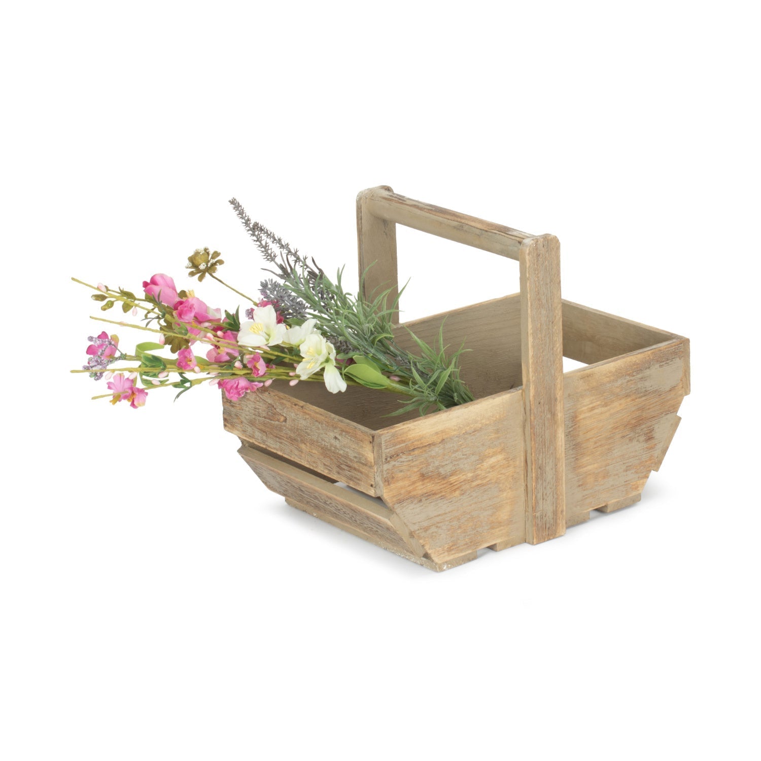Medium Oak Effect Wooden Trug - REGN