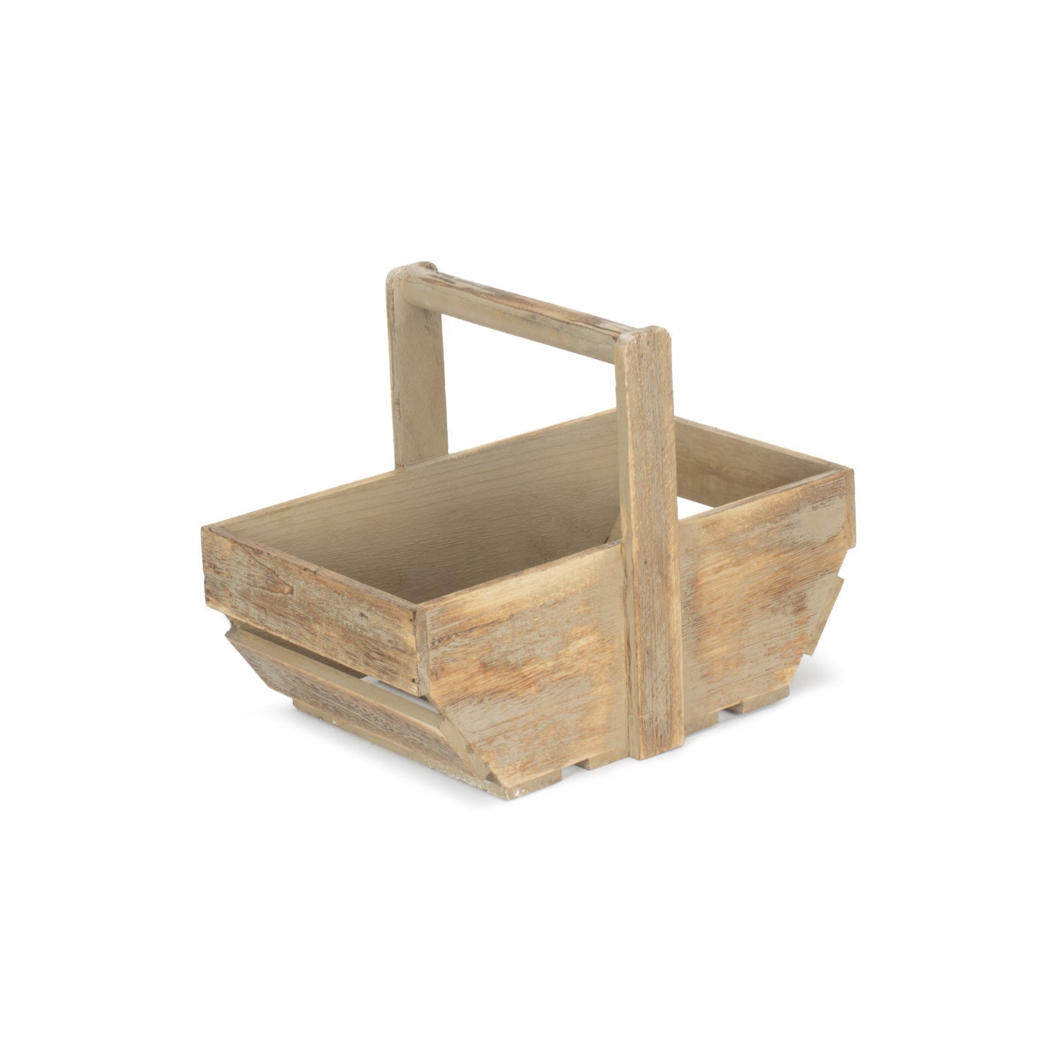 Medium Oak Effect Wooden Trug - REGN