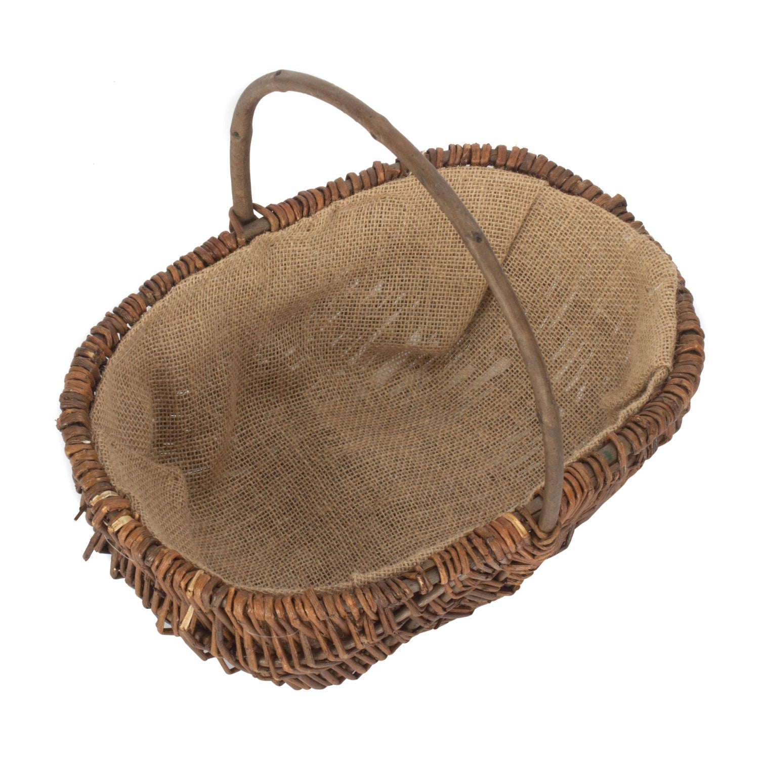 Medium Oval Unpeeled Willow Garden Trug - REGN