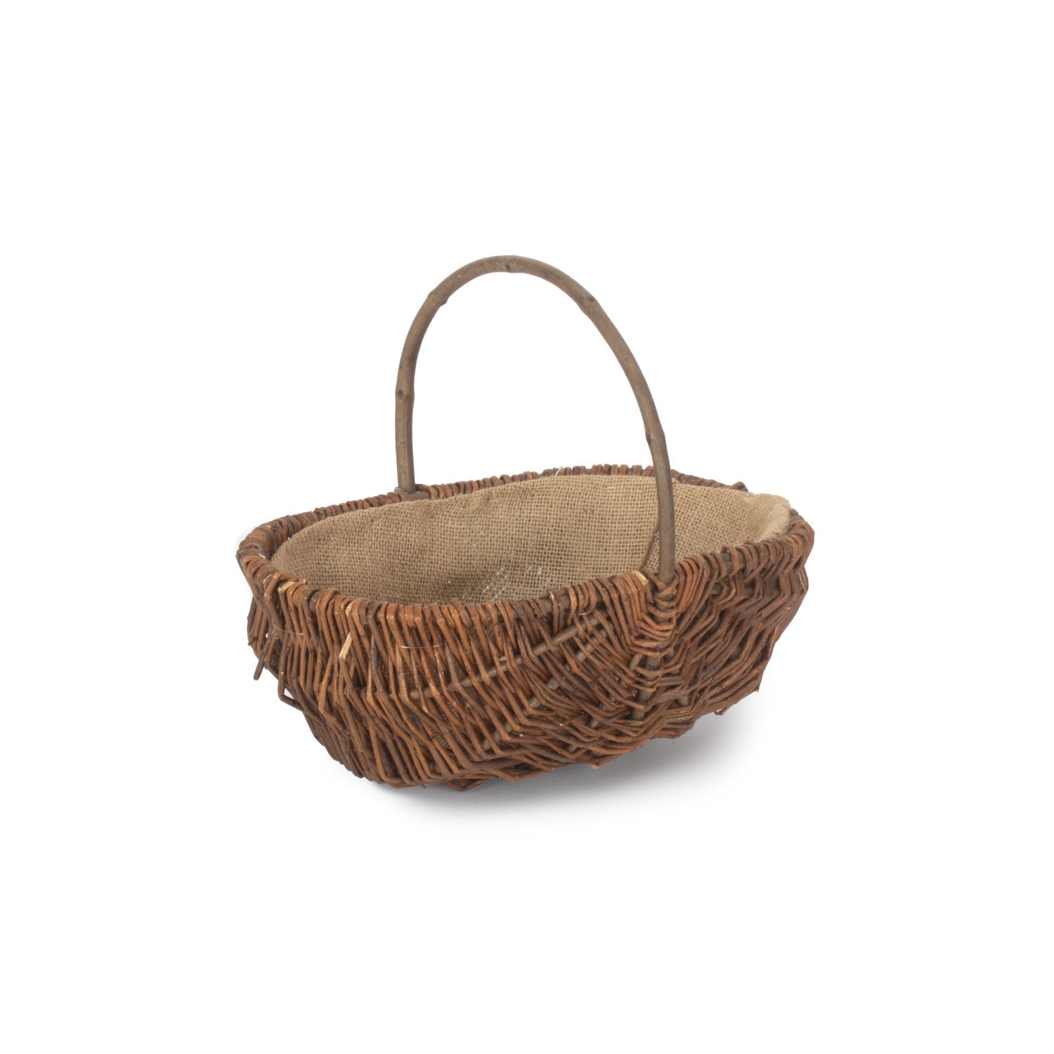 Medium Oval Unpeeled Willow Garden Trug - REGN