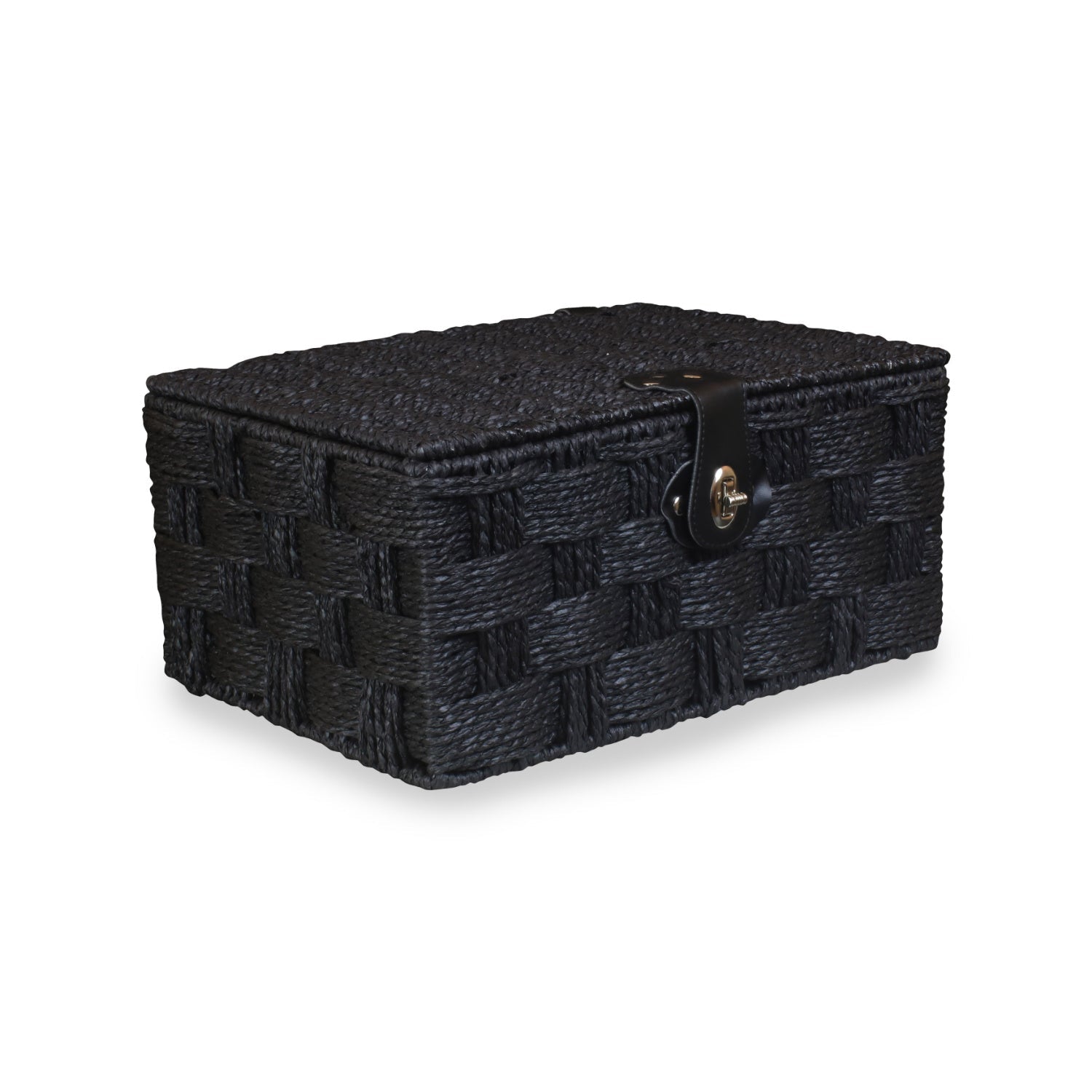 Medium Paper Rope Hamper - Black - REGN