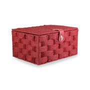 Medium Paper Rope Hamper - Red - REGN