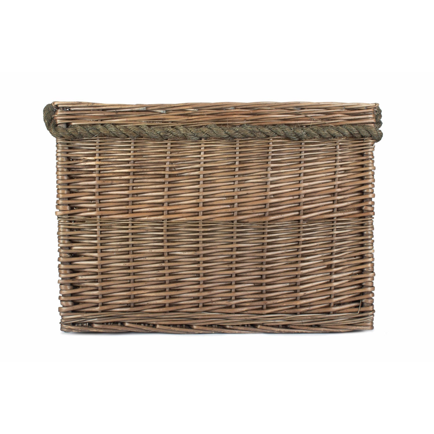 Medium Rectangular Rope Handled Log Basket - REGN