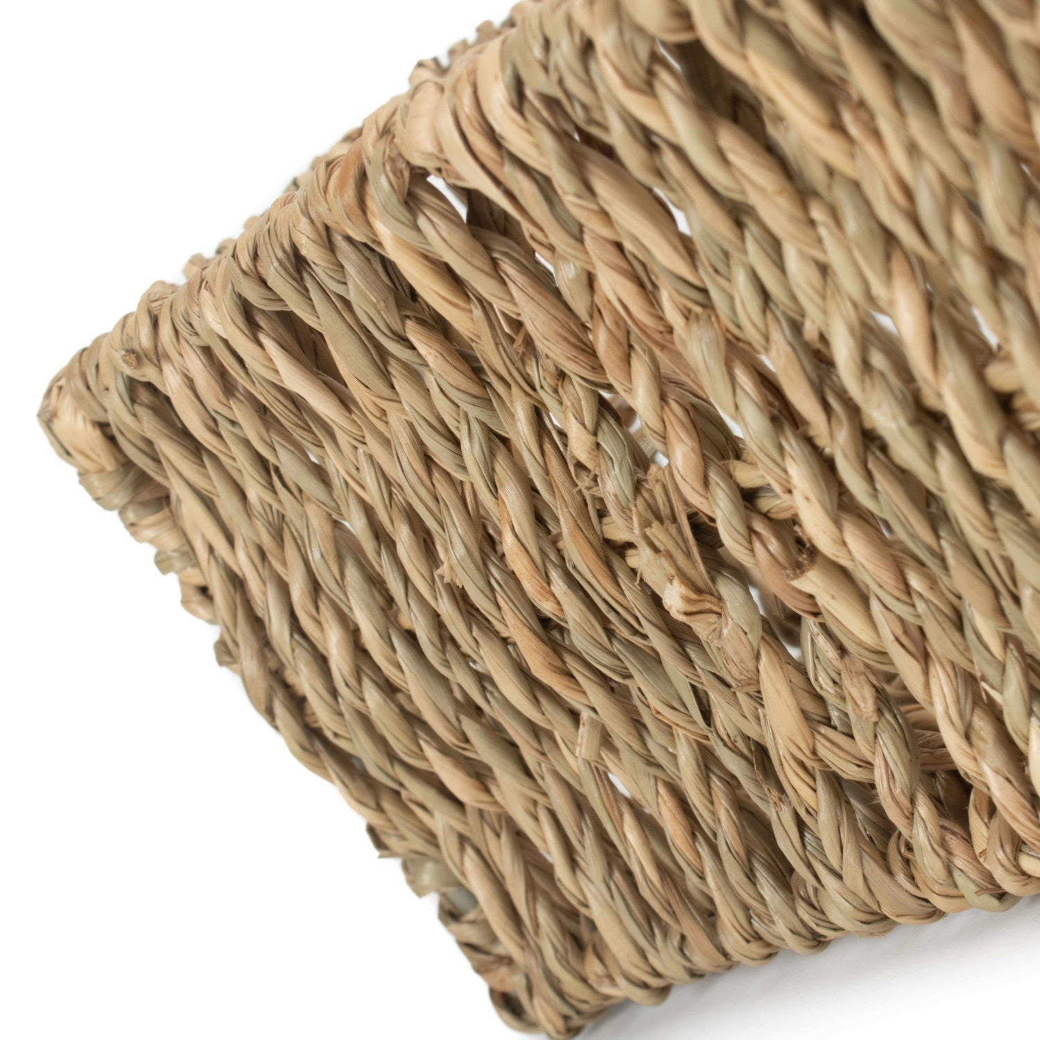 Medium Rectangular Seagrass Tray Basket - REGN