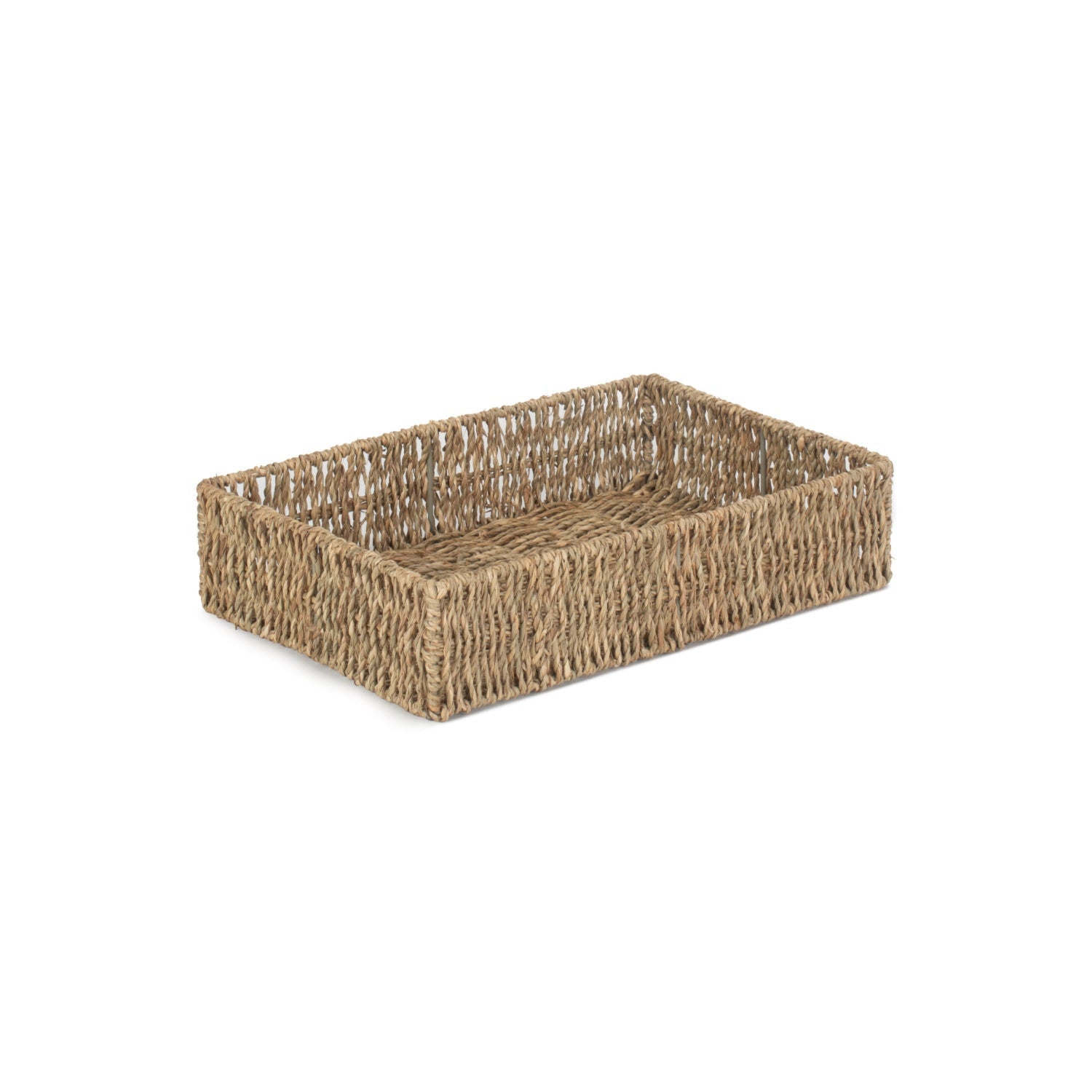 Medium Rectangular Seagrass Tray Basket - REGN
