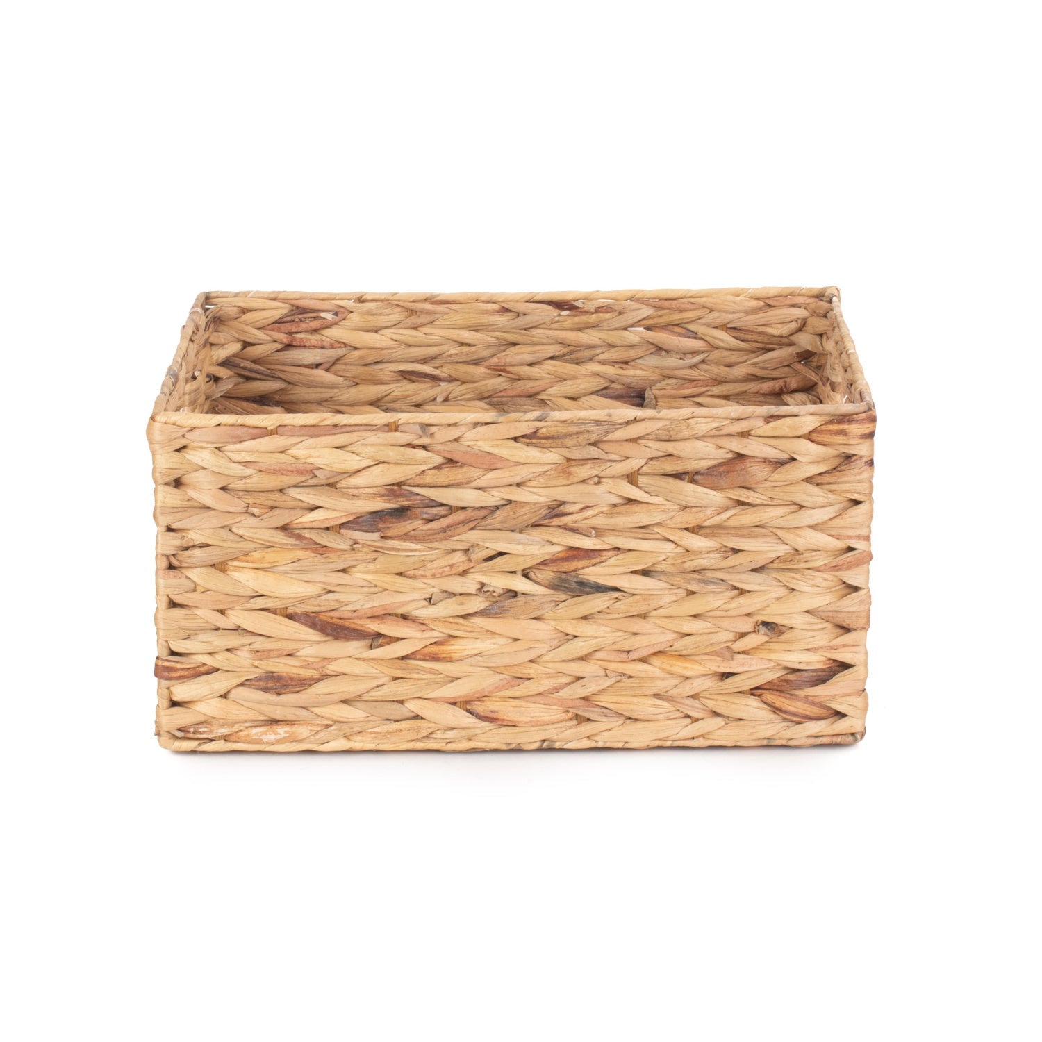 Medium Rectangular Water Hyacinth Storage Basket - REGN