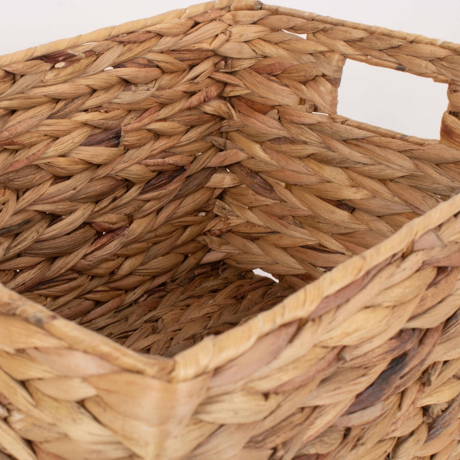 Medium Rectangular Water Hyacinth Storage Basket - REGN