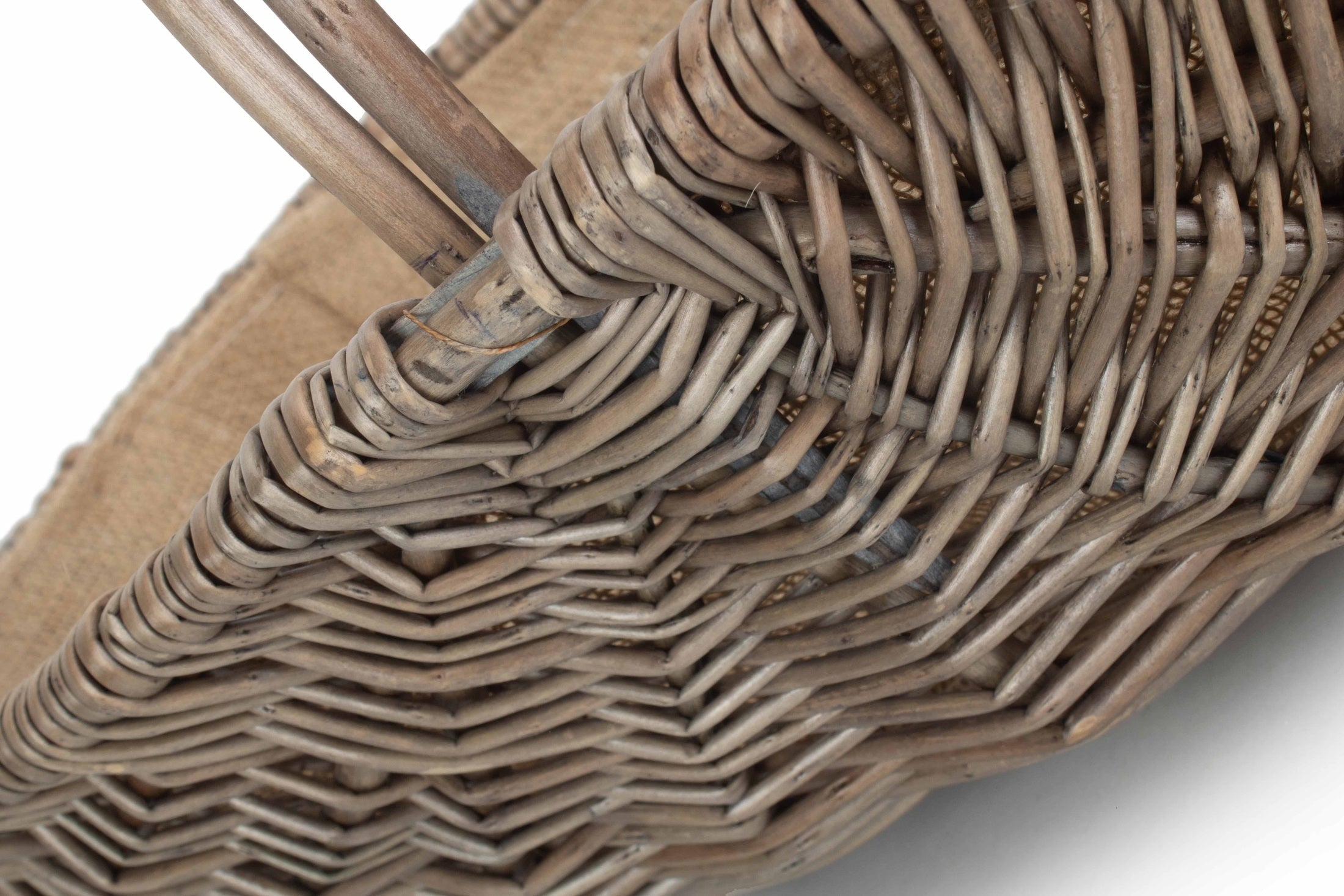 Medium Shallow Antique Wash Lined Trug - REGN
