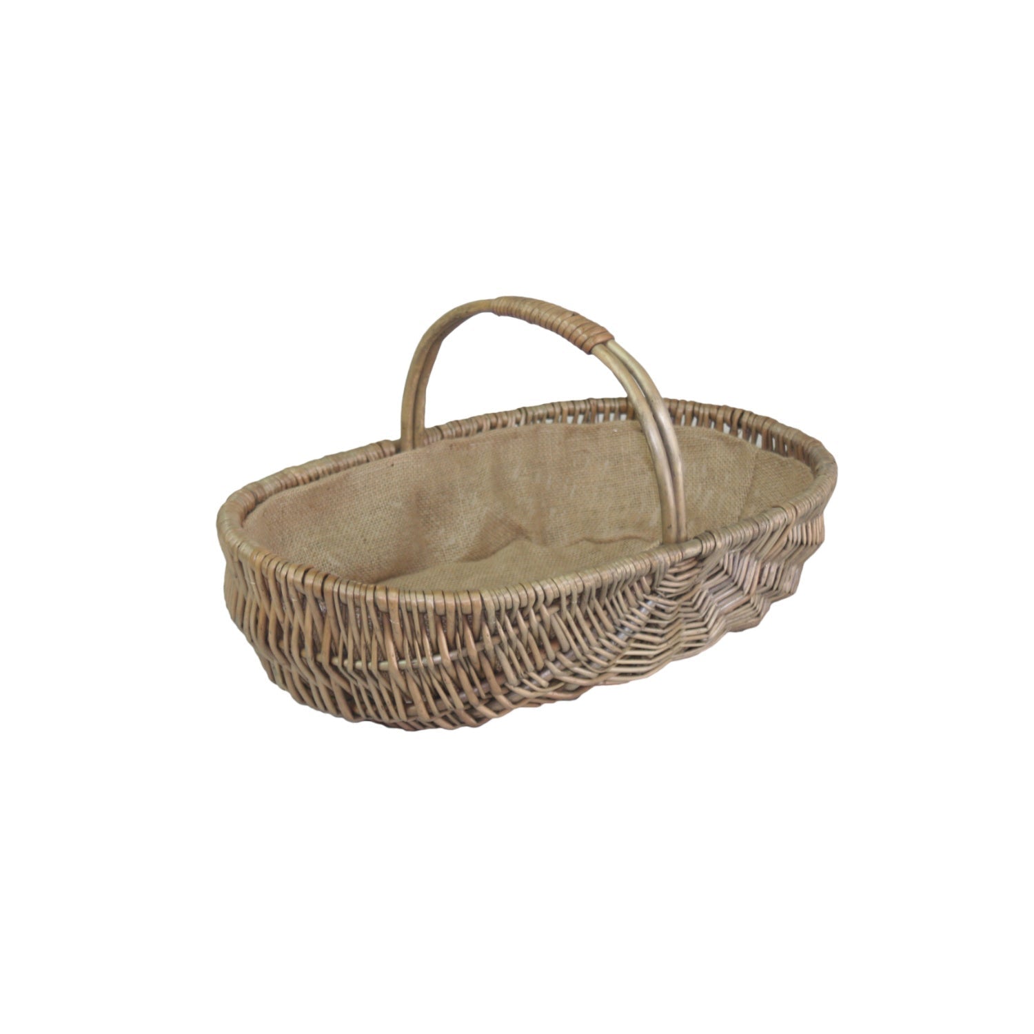 Medium Shallow Antique Wash Lined Trug - REGN