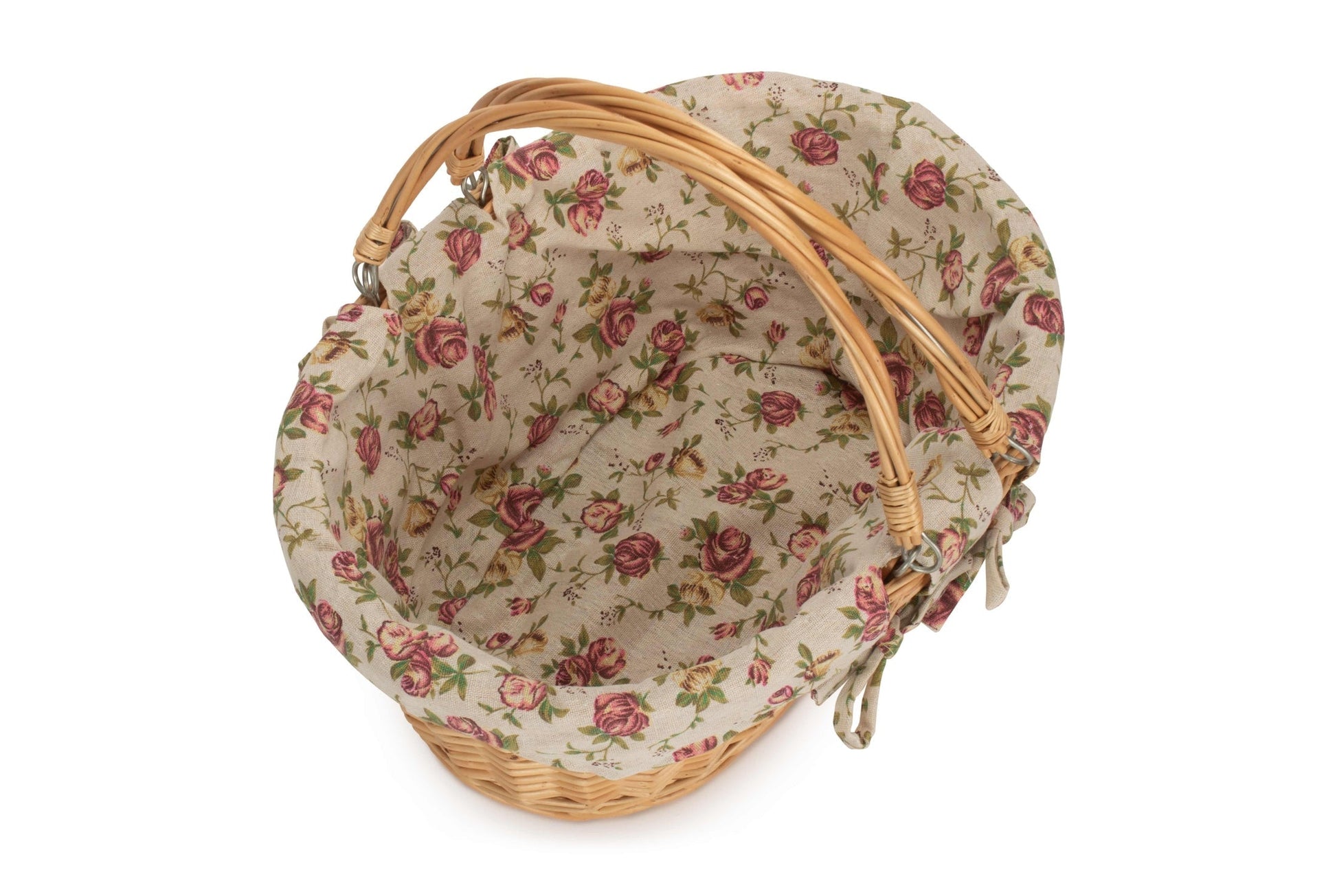 Medium Swing Handle Shopper With Garden Rose Lining - REGN