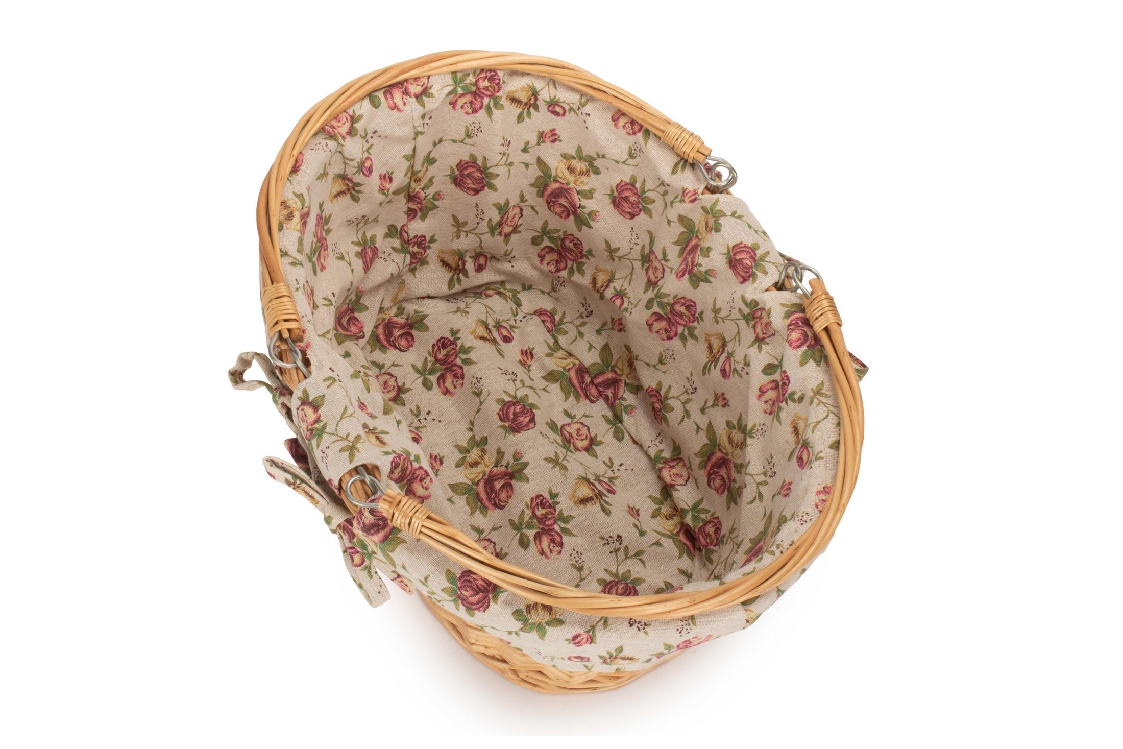 Medium Swing Handle Shopper With Garden Rose Lining - REGN