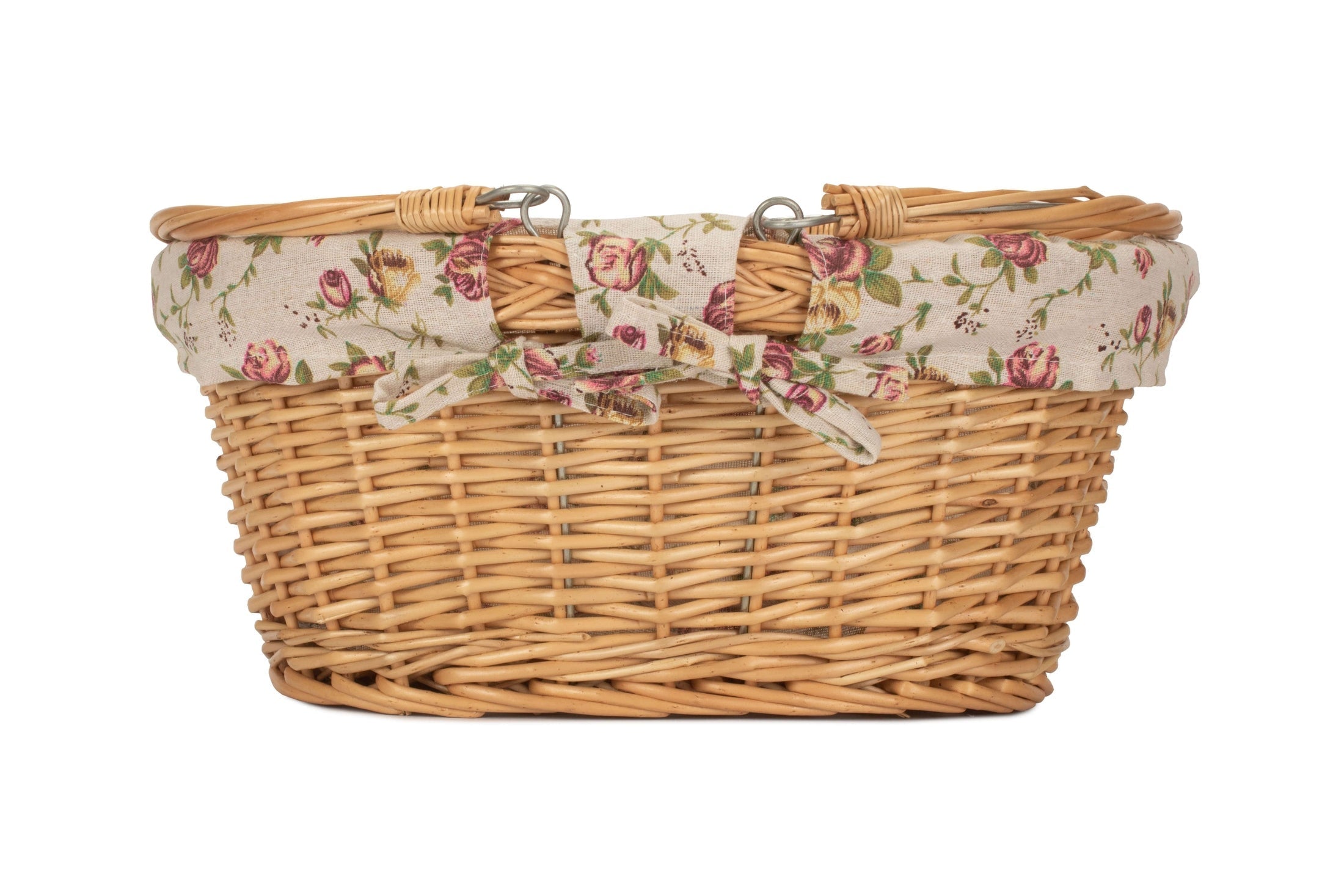 Medium Swing Handle Shopper With Garden Rose Lining - REGN