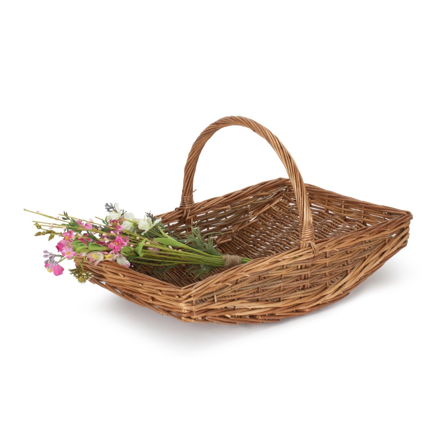 Medium Unpeeled Willow Garden Trug - REGN