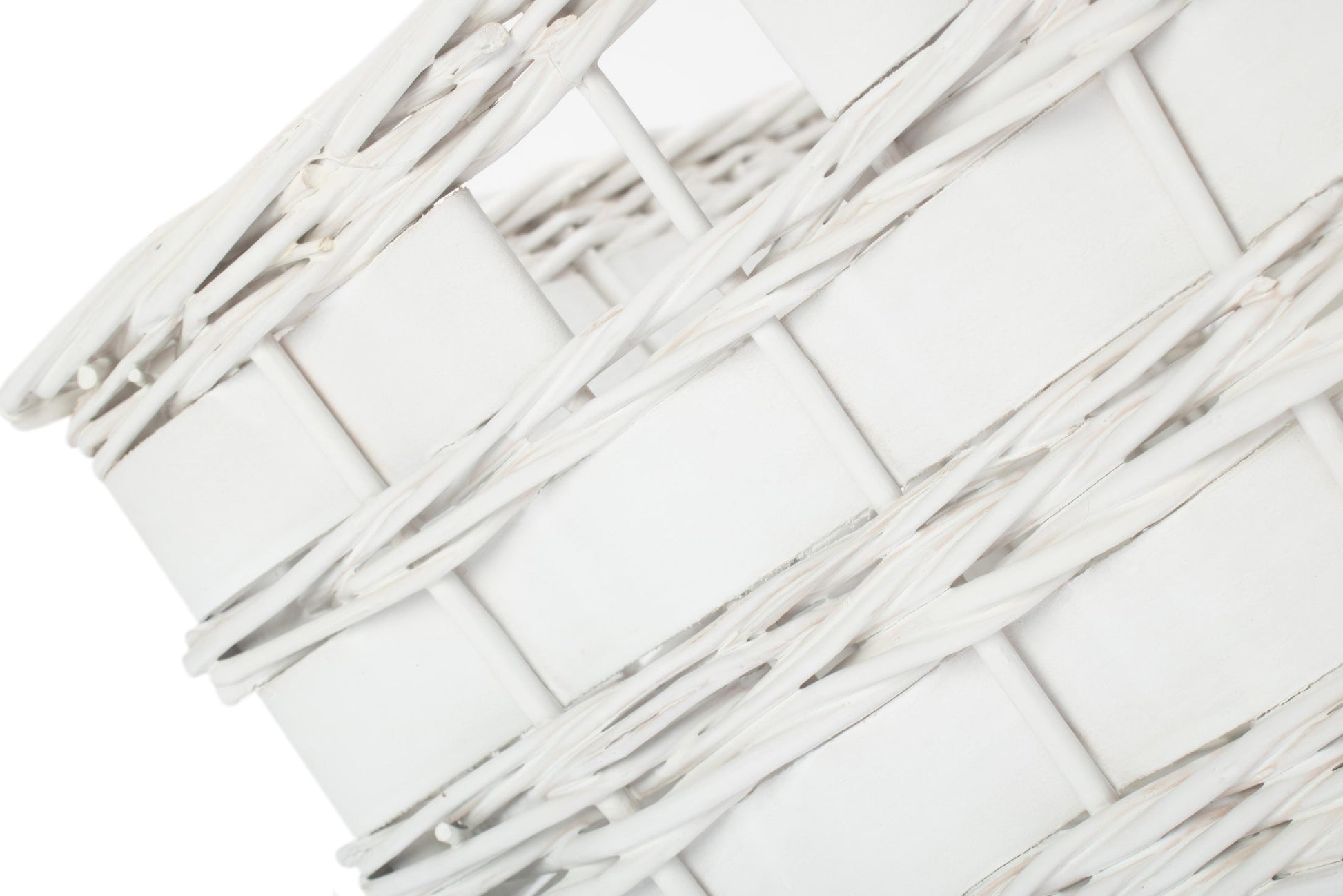 Medium White Scandi Storage Basket - REGN