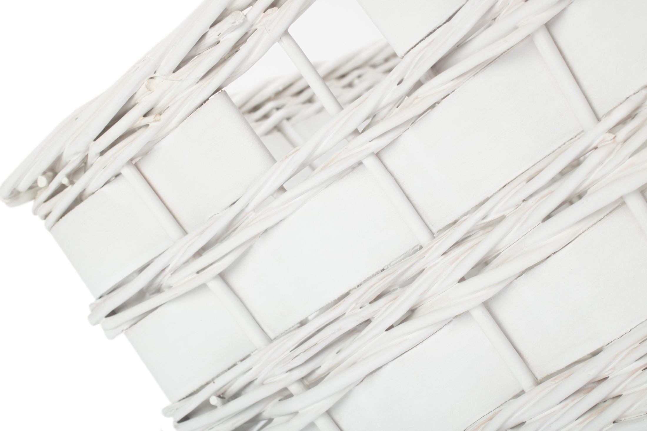 Medium White Scandi Storage Basket - REGN