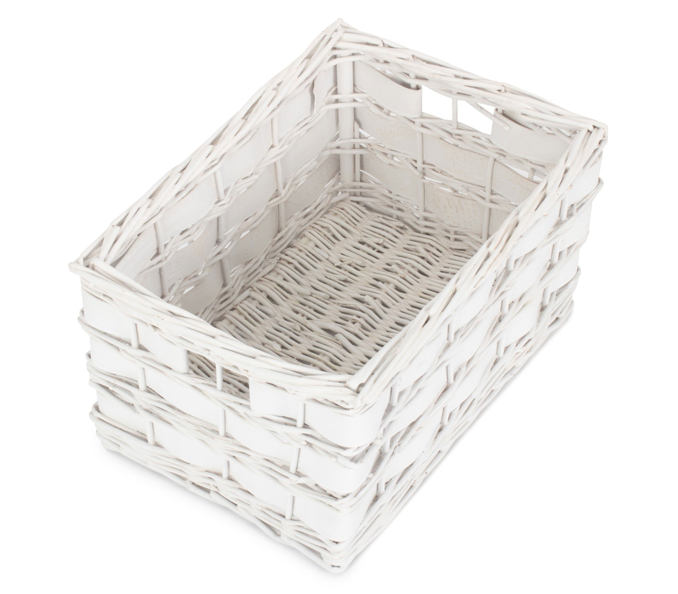Medium White Scandi Storage Basket - REGN