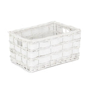 Medium White Scandi Storage Basket - REGN