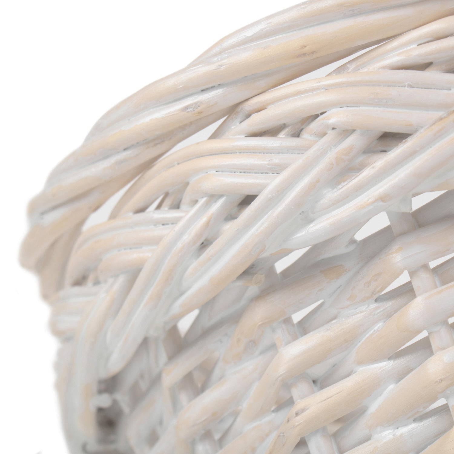 Medium White Swing Handle Shopper - REGN