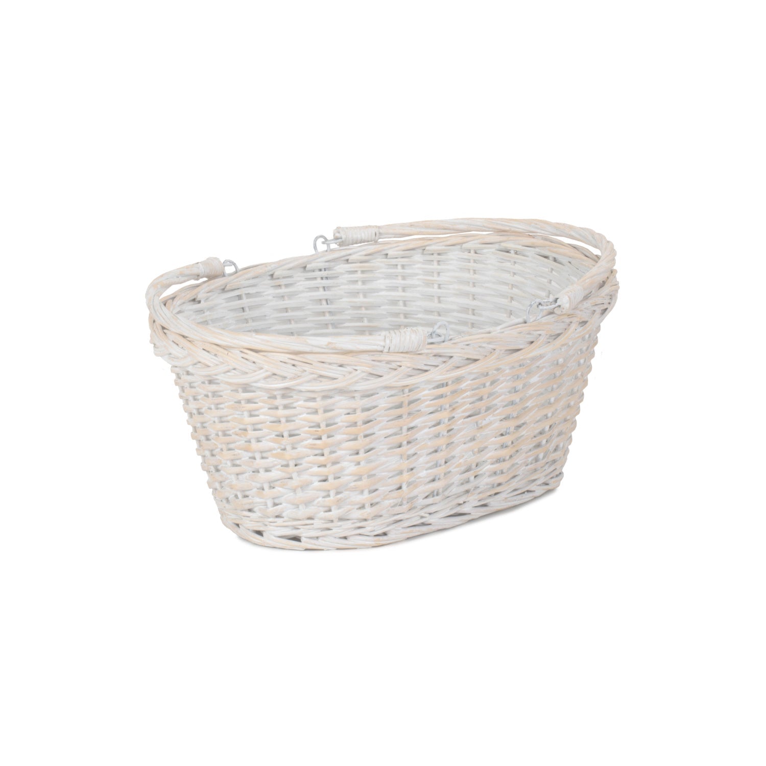 Medium White Swing Handle Shopper - REGN