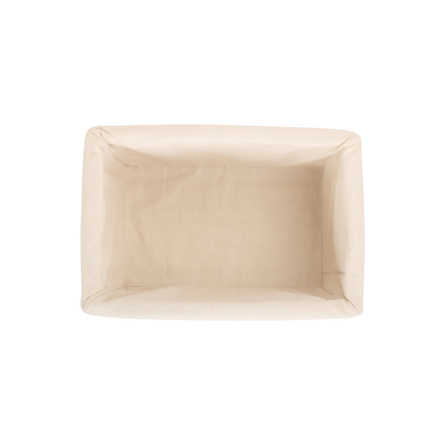 Medium White Wash Willow Storage Basket with White Lining - REGN
