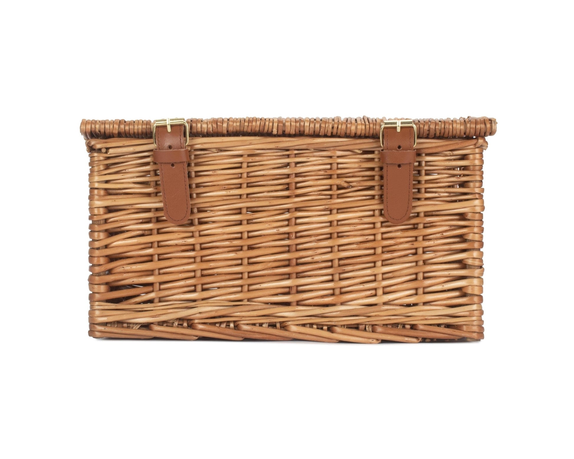 Medium Windsor Willow Hamper Basket – Light Steamed - REGN