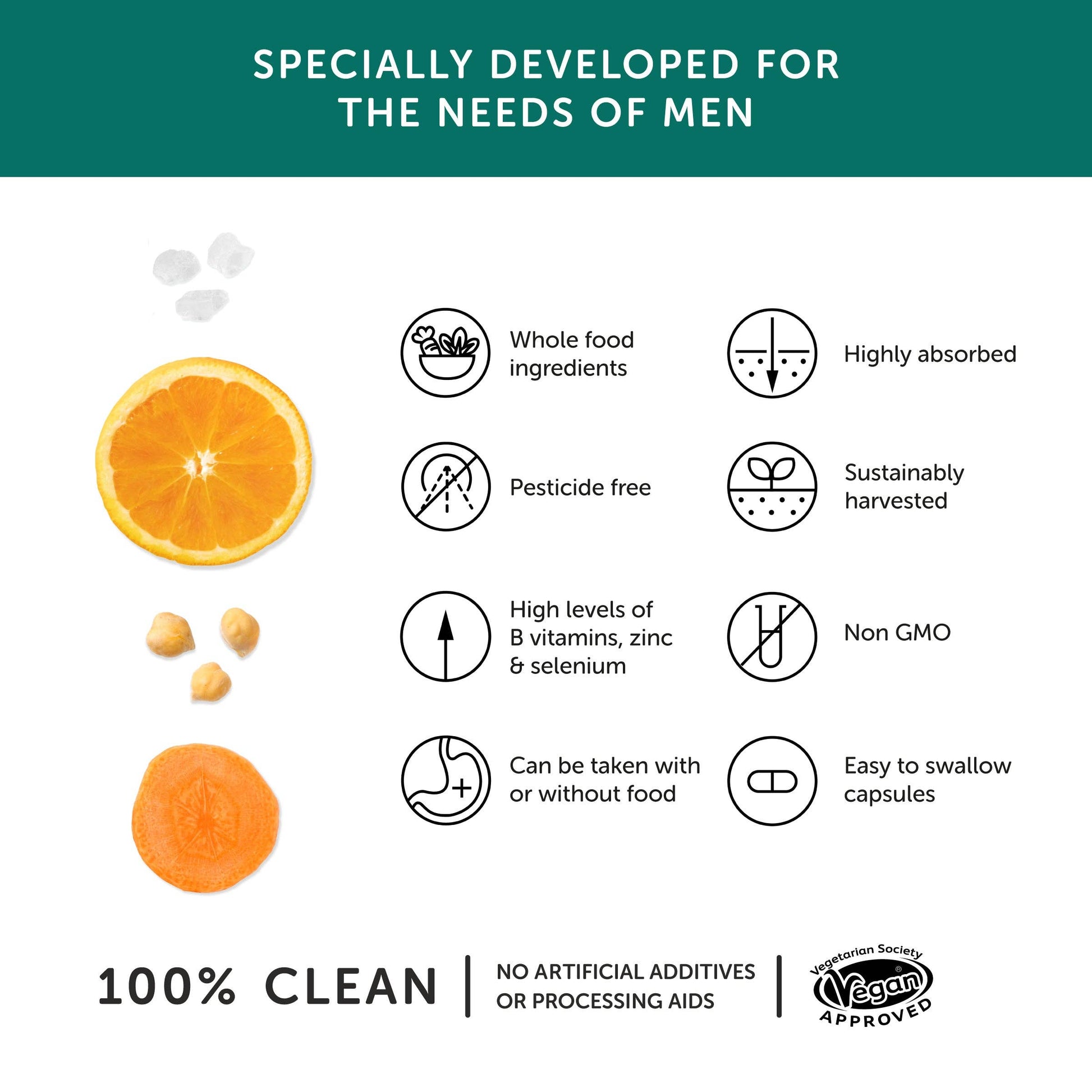 Men’s Multivitamin – Vegan – 30 Capsules - REGN