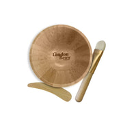 Mini Bamboo Mixing Bowl With Brush & Spatula - REGN